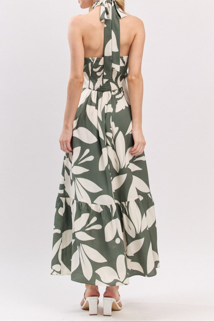 NOEMI DRESS (OLIVE)