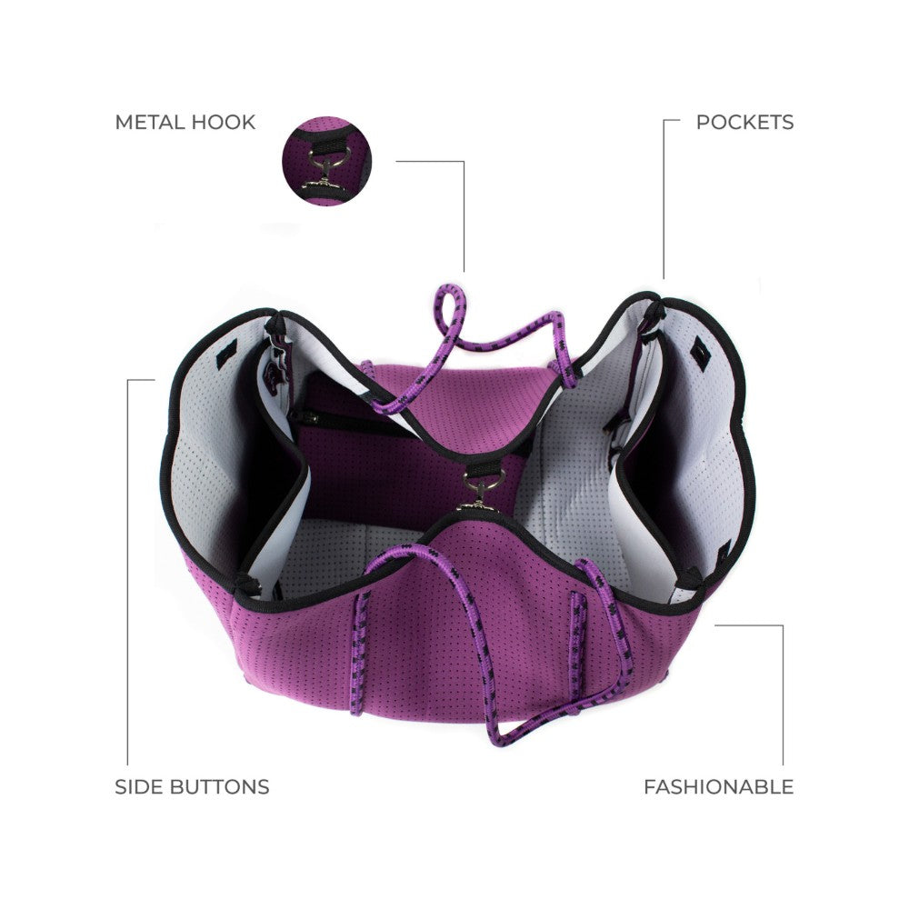 EVERYDAY TOTE - EGGPLANT