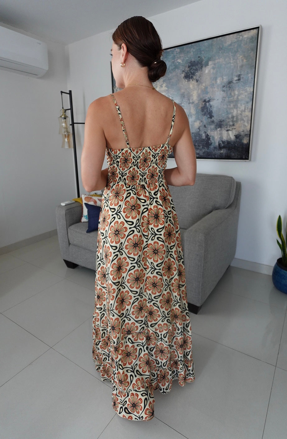 JASMINE ONE SIZE ELASTIC WAIST DRESS