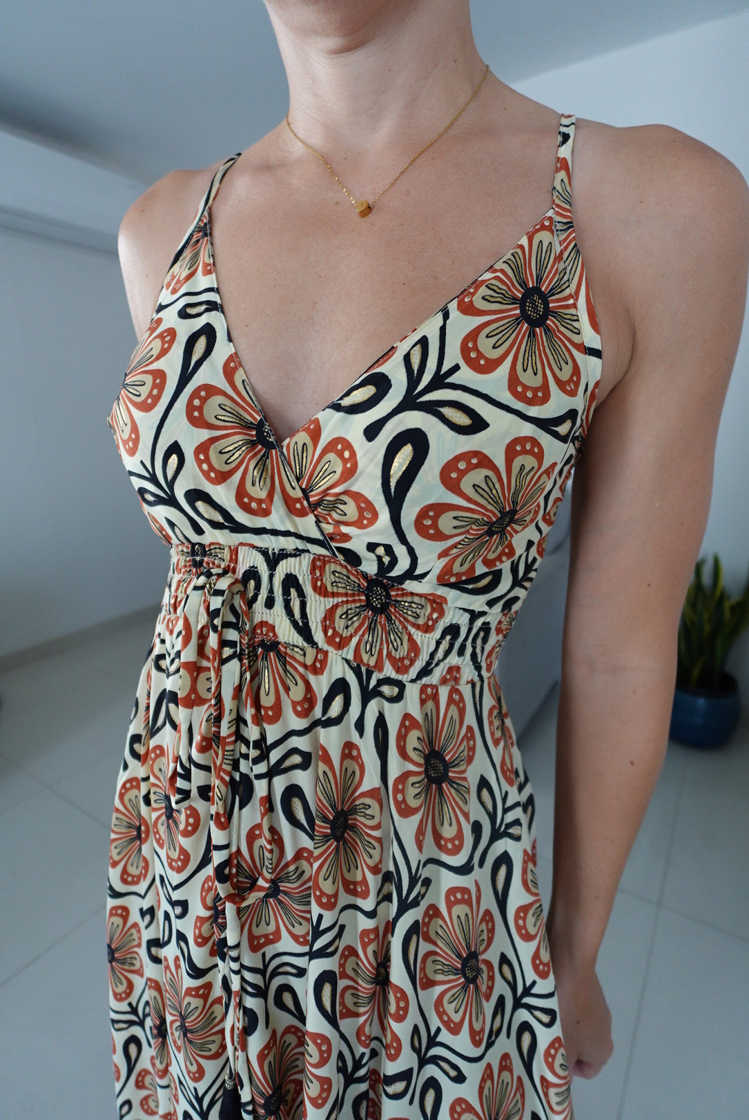 JASMINE ONE SIZE ELASTIC WAIST DRESS
