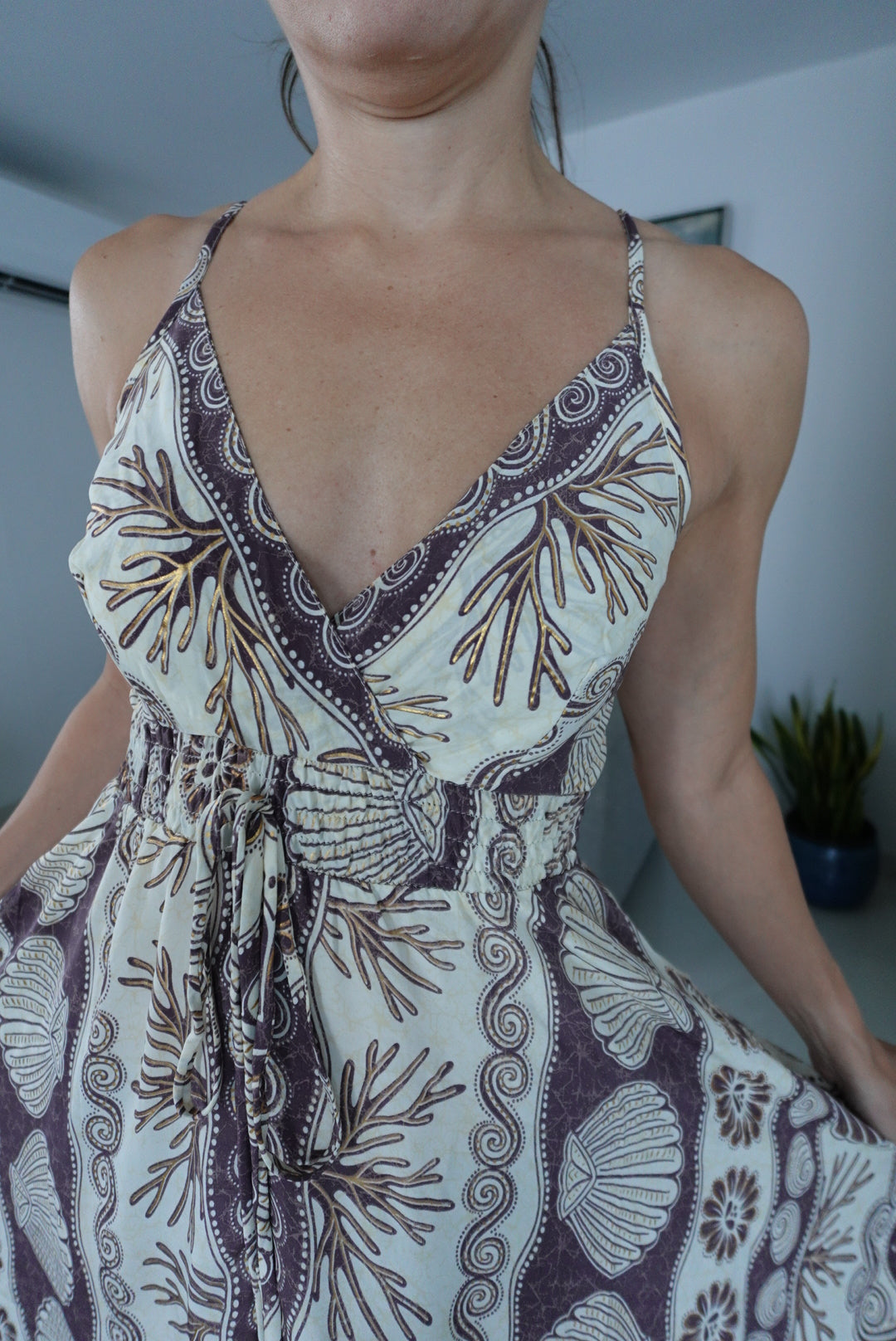 JASMINE ONE SIZE ELASTIC WAIST DRESS