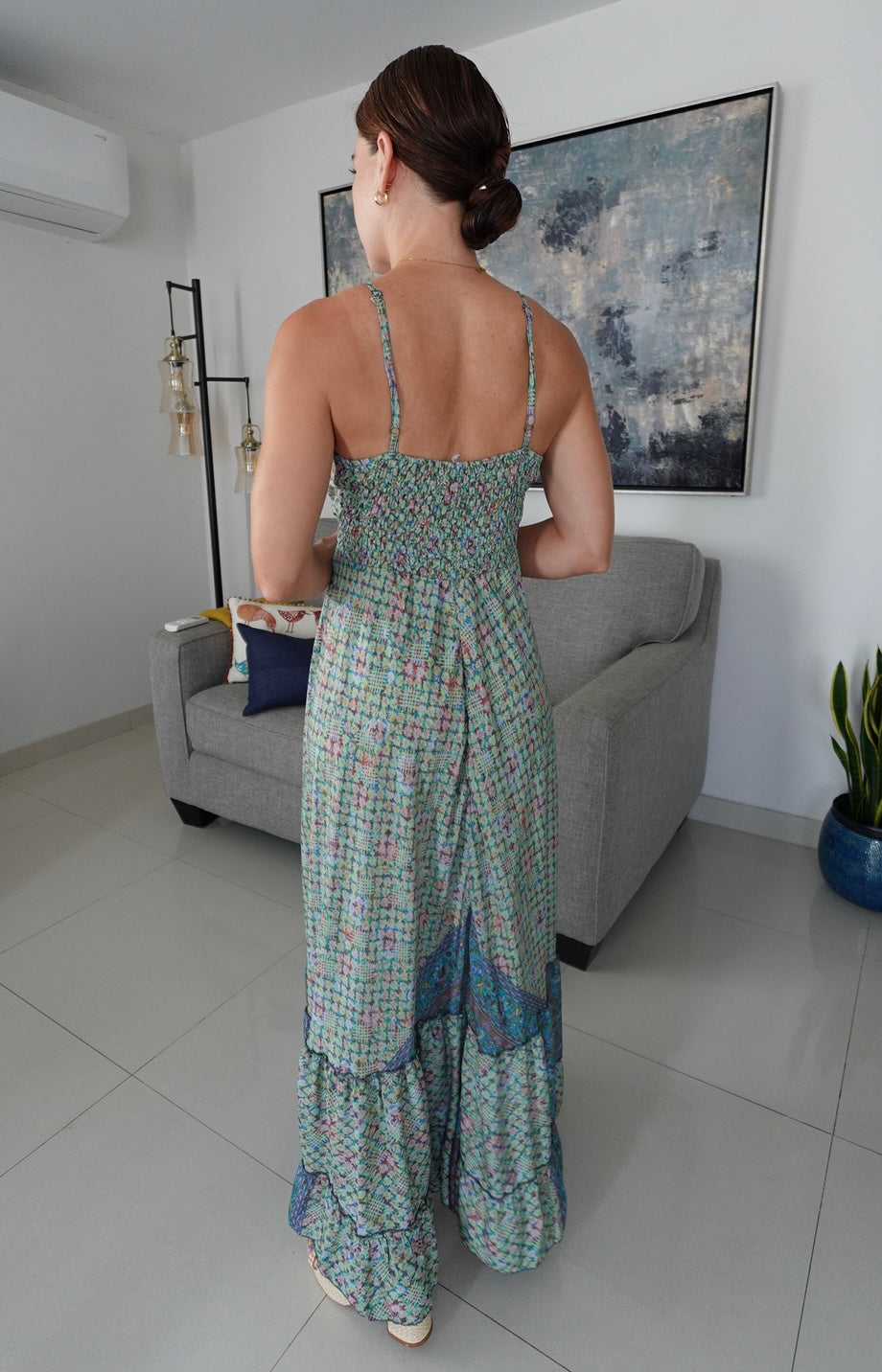 JASMINE ONE SIZE ELASTIC WAIST DRESS
