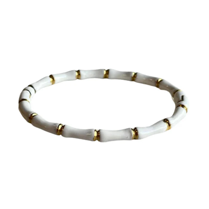 BAMBOO BANGLE - WHITE