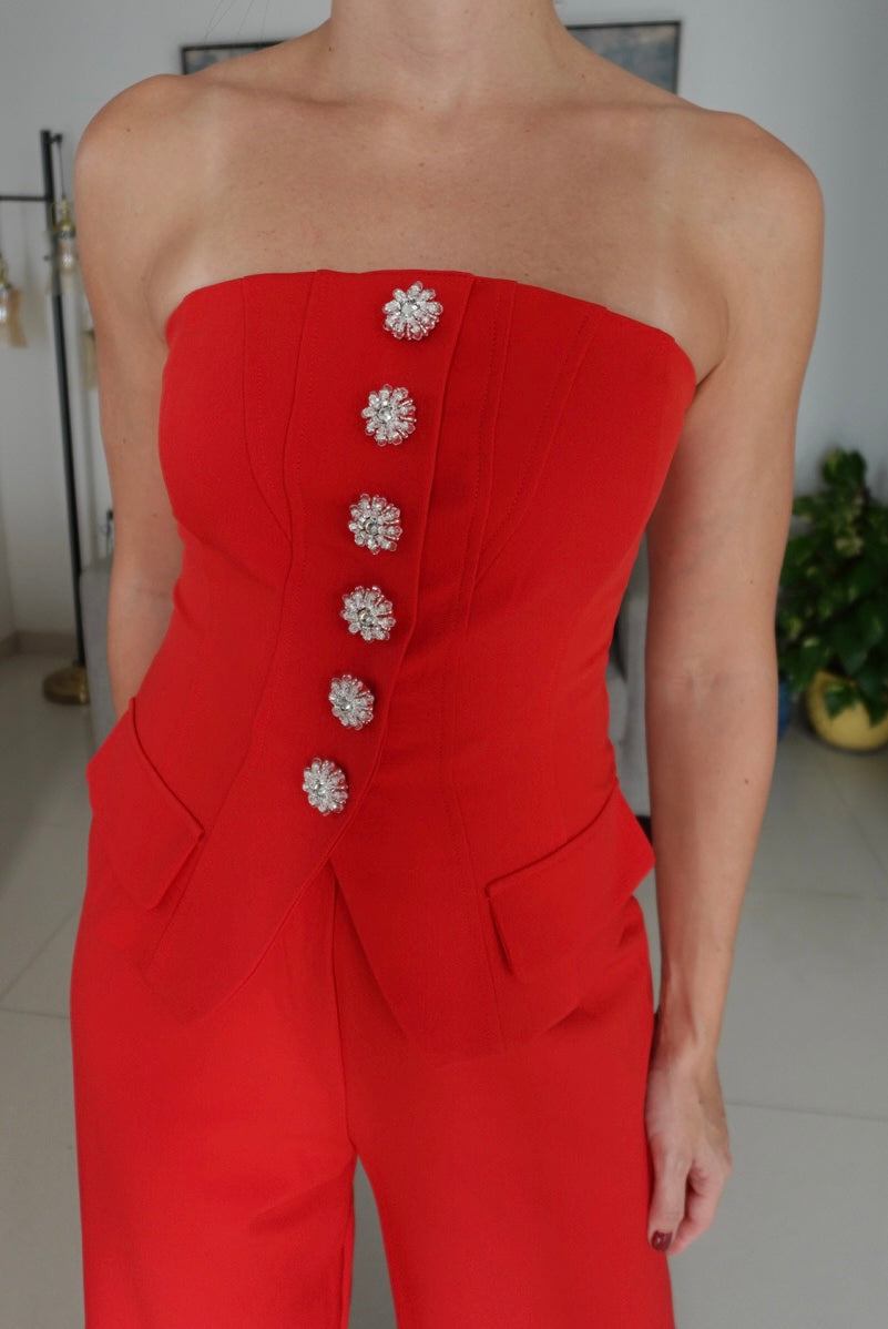 CAMILA JUMPSUIT (red)
