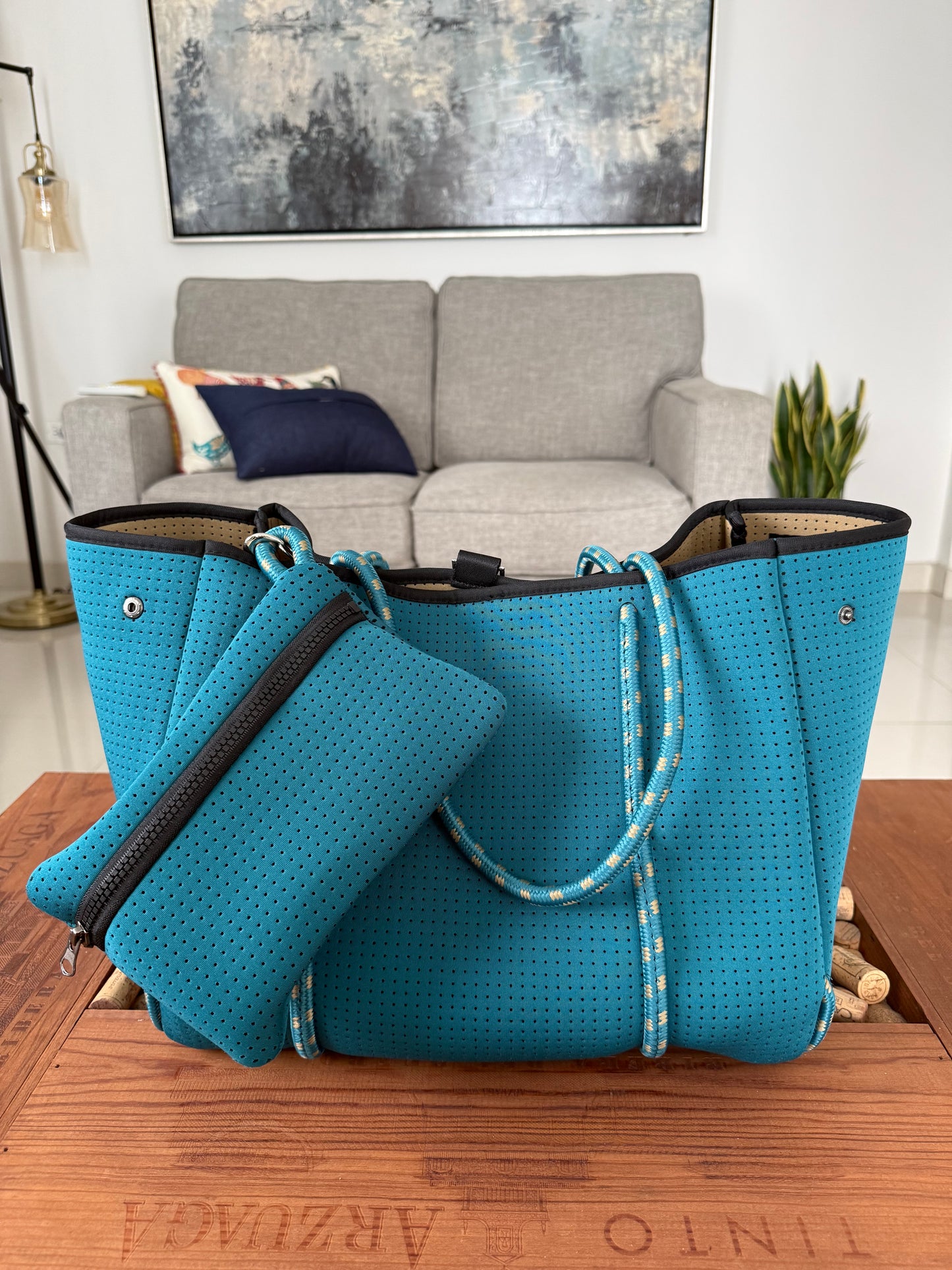 EVERYDAY TOTE - TEAL