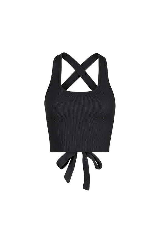 STRAPPY TIE BACK TANK TOP