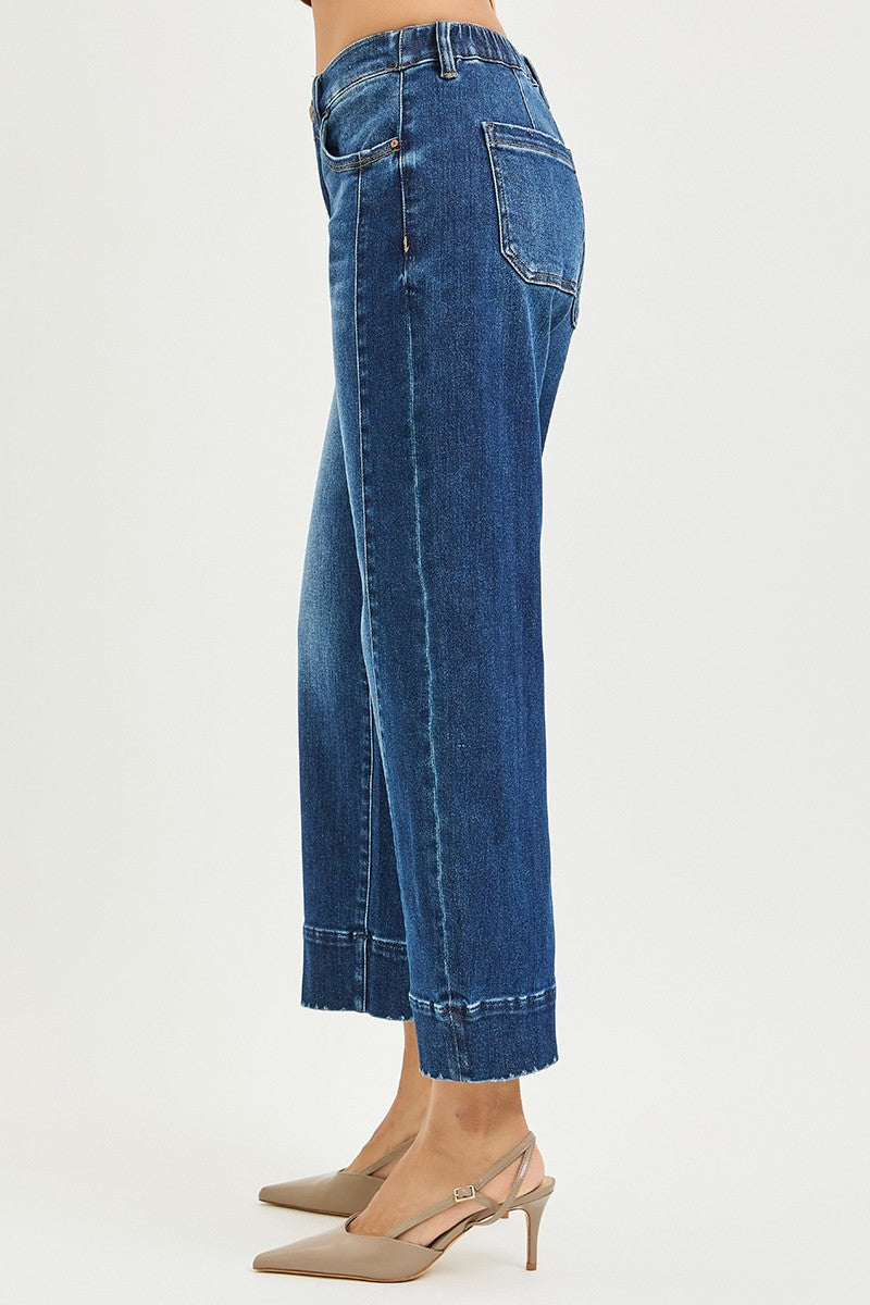 CROPPED BARREL JEANS