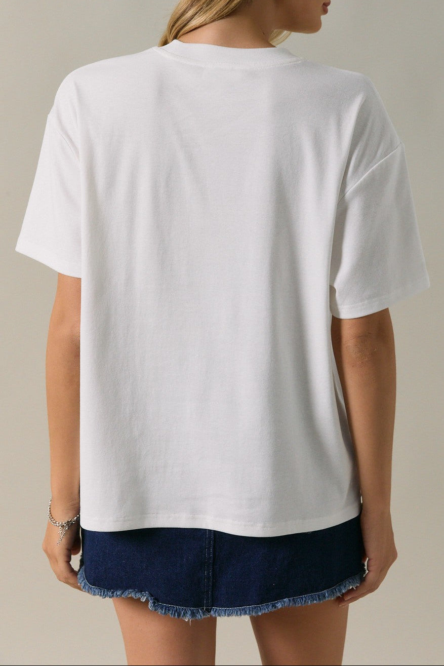 SHELL CROCHET T-SHIRT