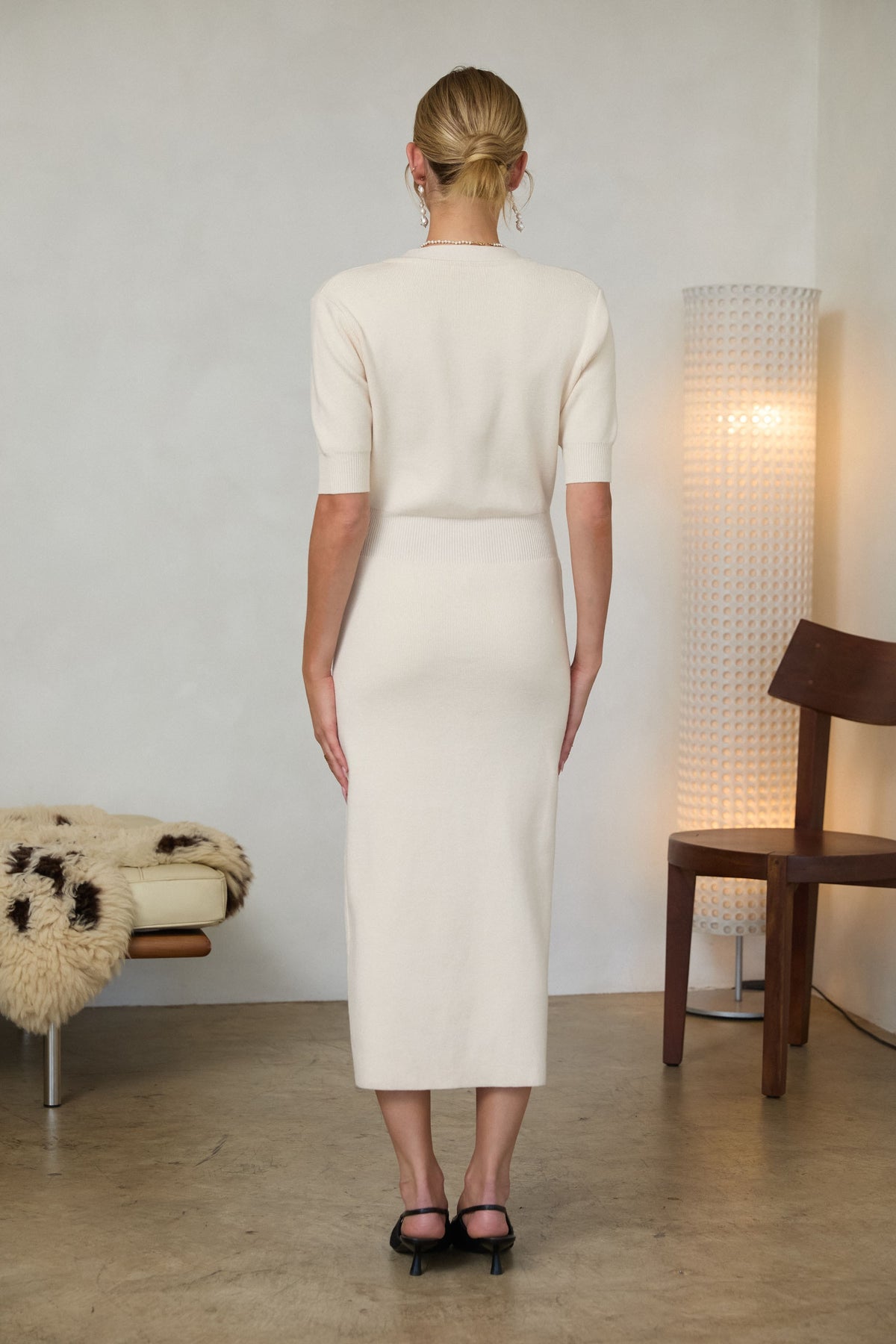 SABRINA RIBBED DRESS