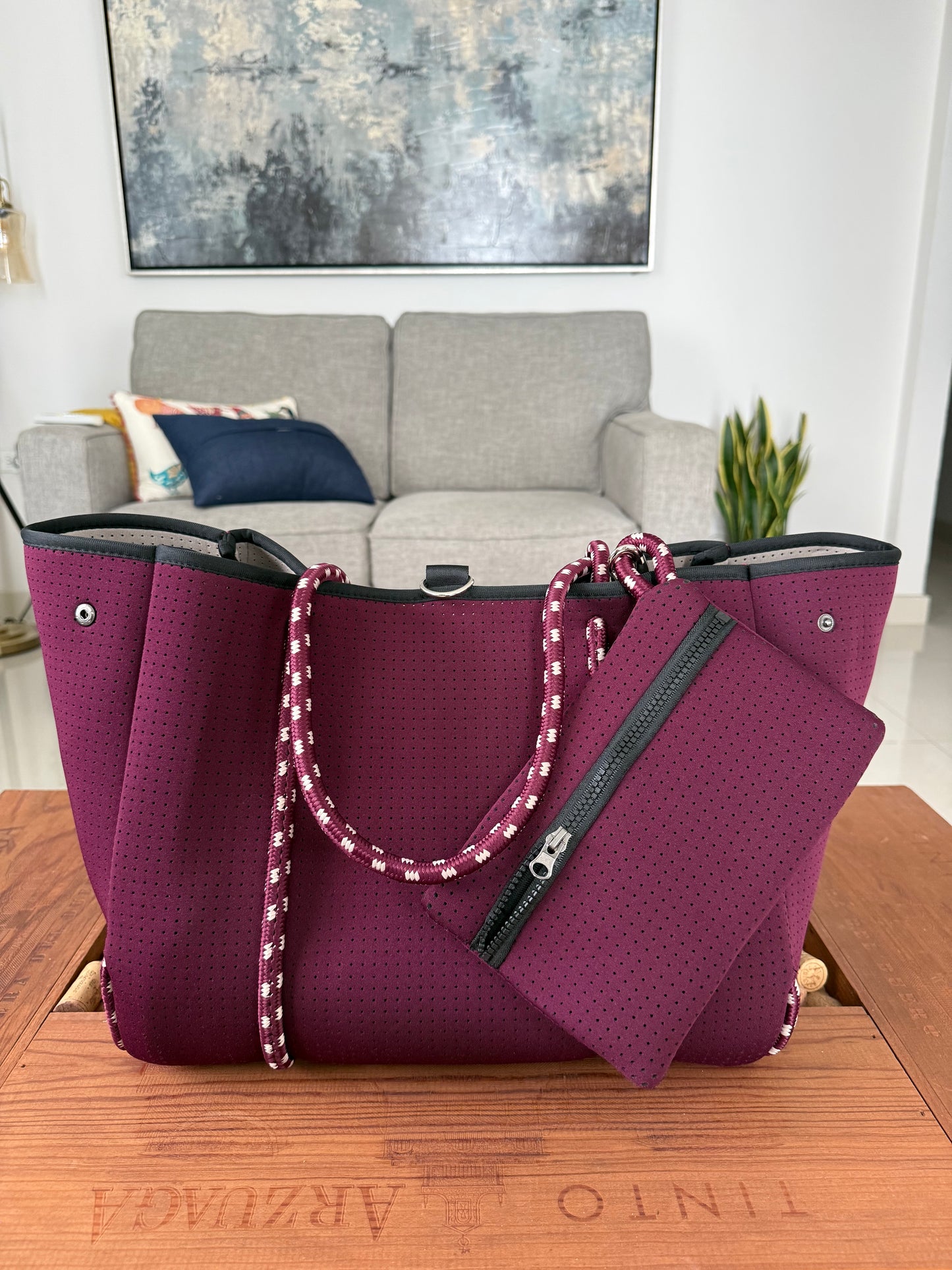 EVERYDAY TOTE - BORDEAUX