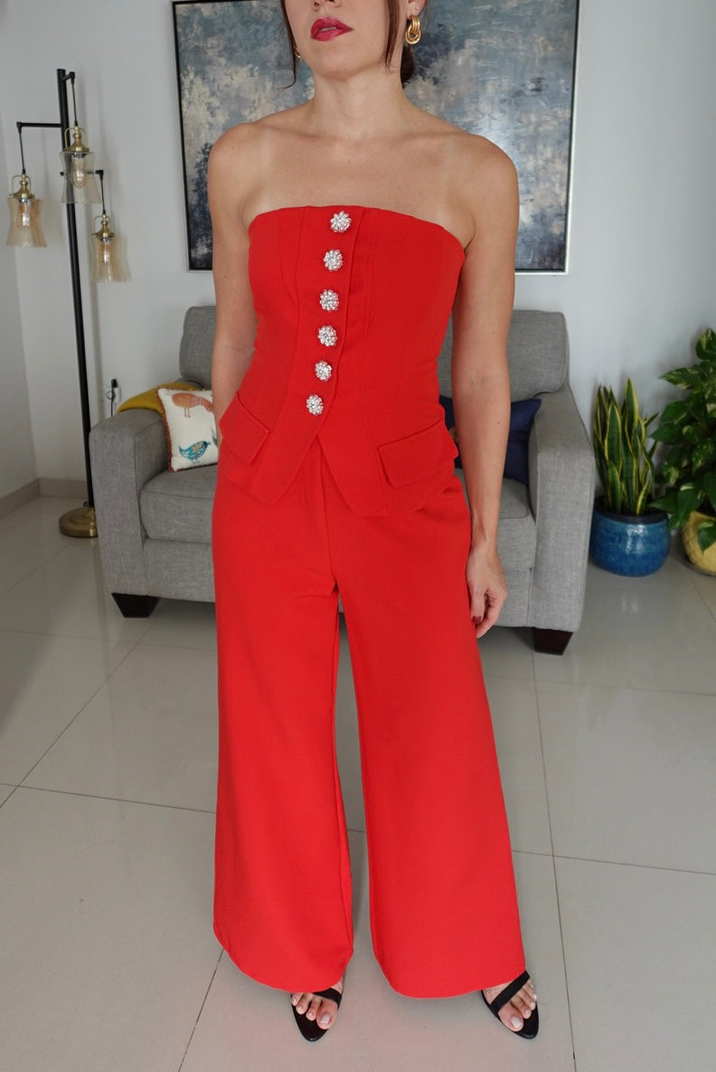 CAMILA JUMPSUIT (red)