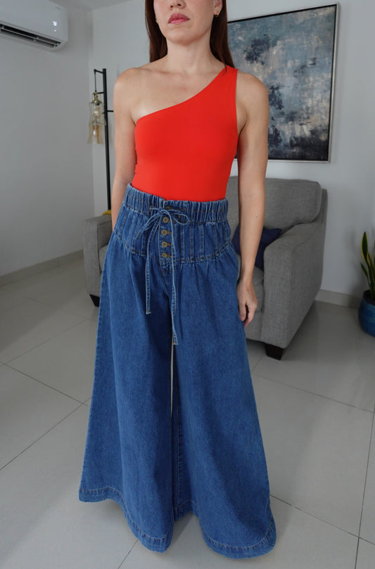 ONE SHOULDER BODYSUIT