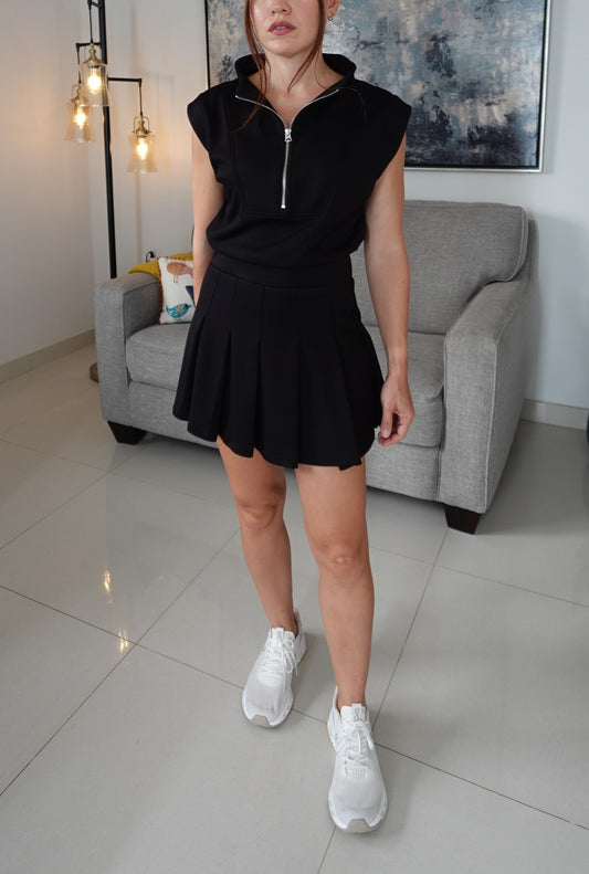 BRENDA ROMPER (BLACK)