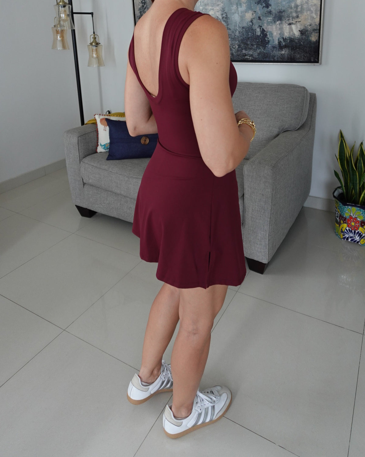 TENNIS ROMPER DRESS