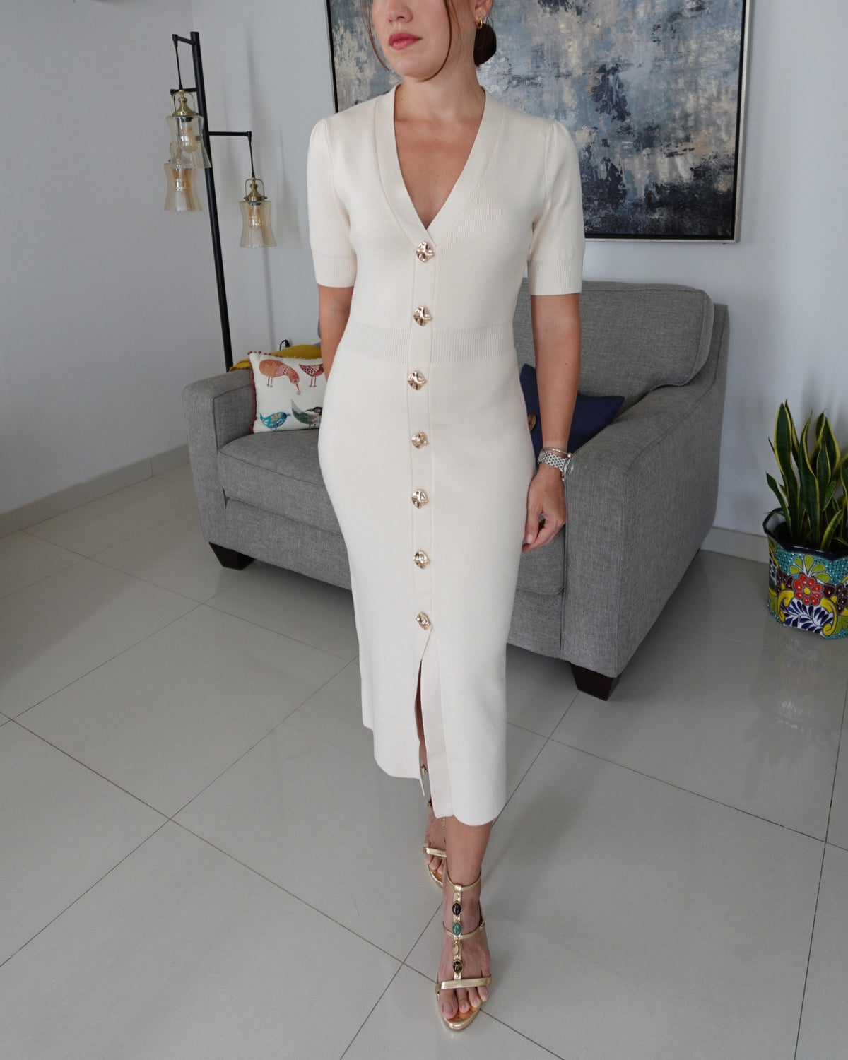 SABRINA RIBBED DRESS