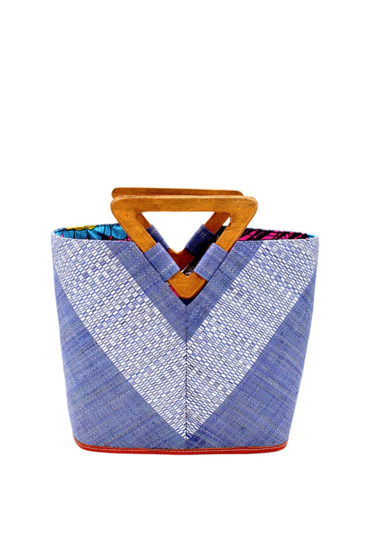 DEMIN METALIC HANDBAG